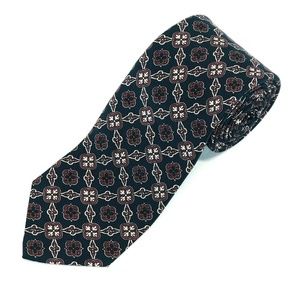 Brooks Brothers Makers Silk Necktie Tie Geometric
